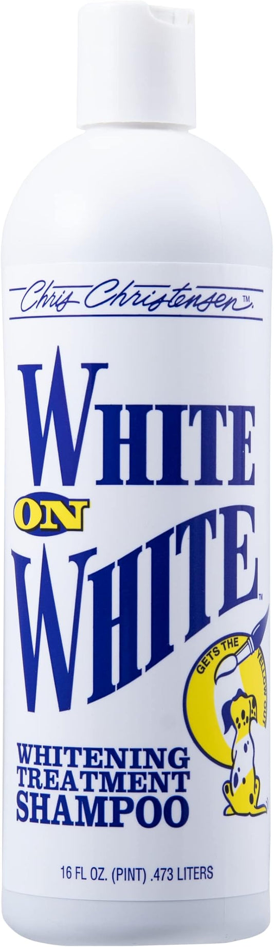 Chris Christensen White on White Whitening Treatment Dog Shampoo (16OZ)