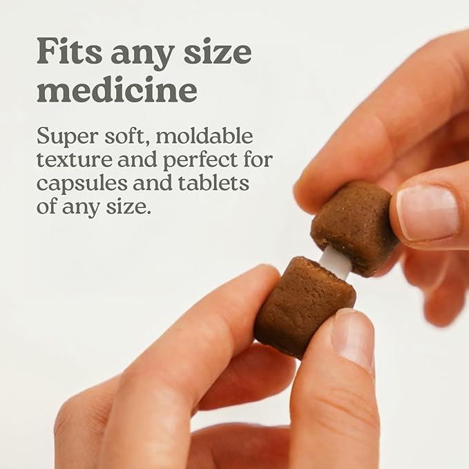 Earthly Pill Buddy Naturals - Duck (Chicken-Free) Pill Hiding Treats for Dogs - Pill Pocket for Any Size Medication - 30 Servings