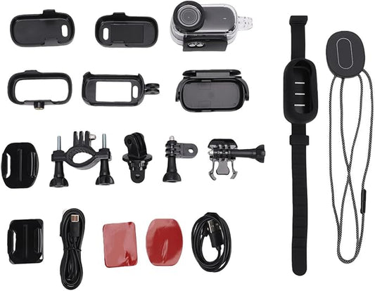 Wearable Camera, 4K Resolution 8MP WiFi Water Proof with Magnetic, for Pet Lovers Sports Travel Diving Fishing Surfing