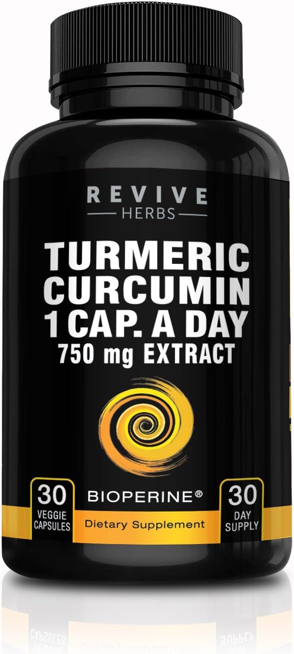 Pure Turmeric Curcumin with Bioperine. Super Strength. One Capsule A Day. Veggie Turmeric Capsules with Black Pepper. Premium Joint Support with 95% Standardized Curcuminoids.