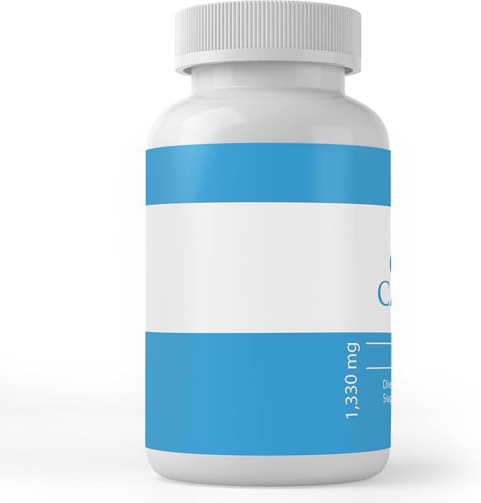 Pure Original Ingredients Calcium Carbonate, (100 Capsules) Always Pure, No Additives Or Fillers, Lab Verified