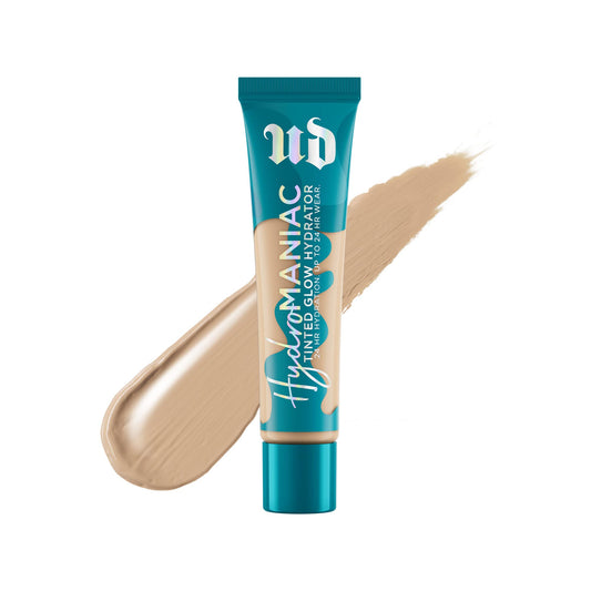 Urban Decay Hydromaniac Dewy Foundation (30 Fair Medium Neutral), Hydrating Tinted Moisturizer For Dry Skin, Buildable Medium Co
