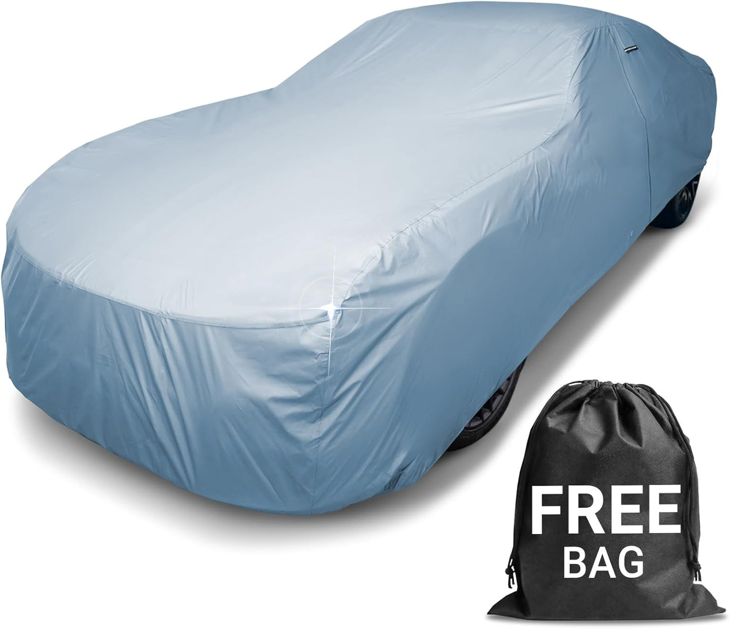 iCarCover Premium Car Cover for 1967-1970 Pontiac Executive Wagon Heavy Duty Waterproof All-Weather Automobiles Custom Fit Indoor Outdoor UV Snow Protection Covers with Straps and Bag