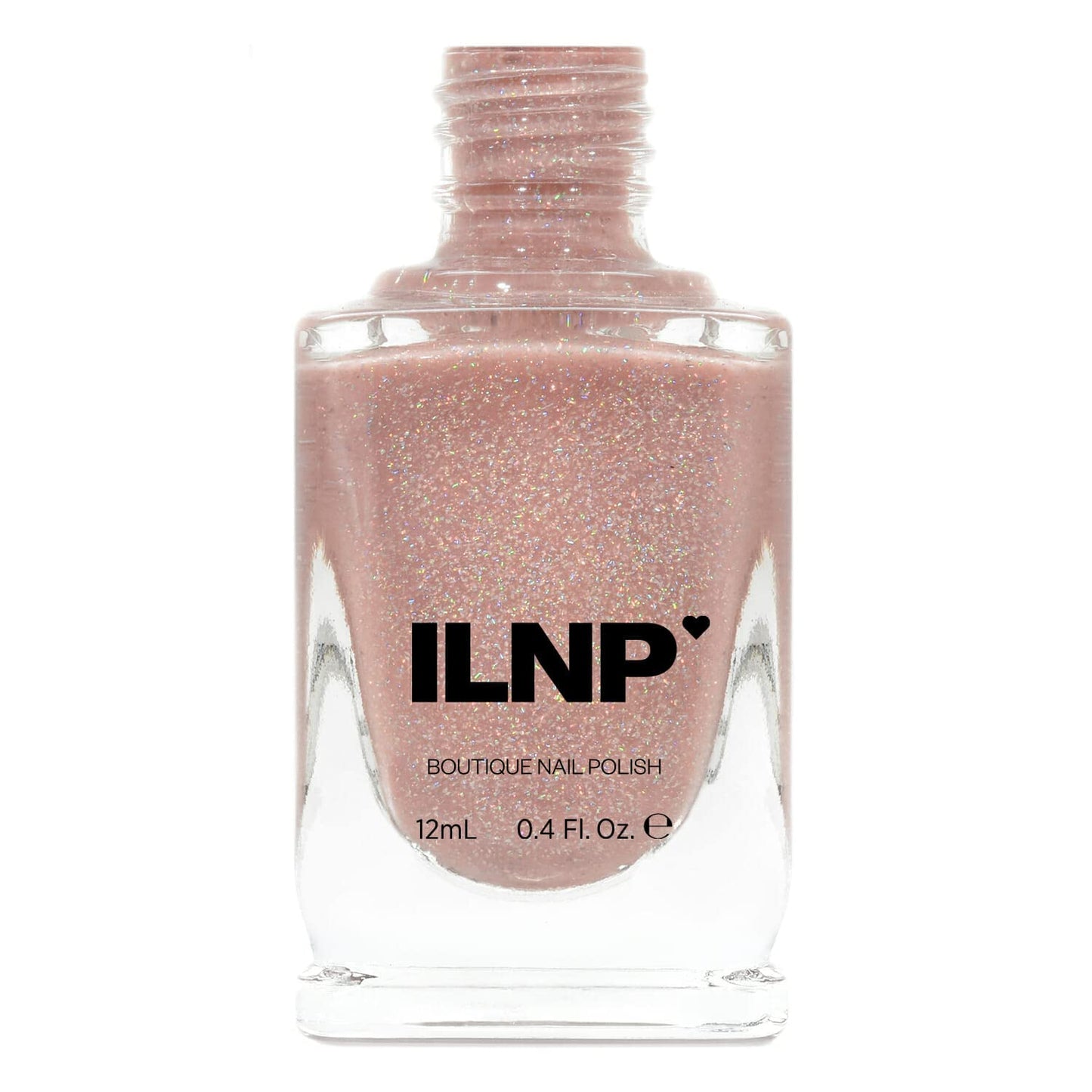 Ilnp Sandy Baby - Peach Beige Holographic Sheer Jelly Nail Polish