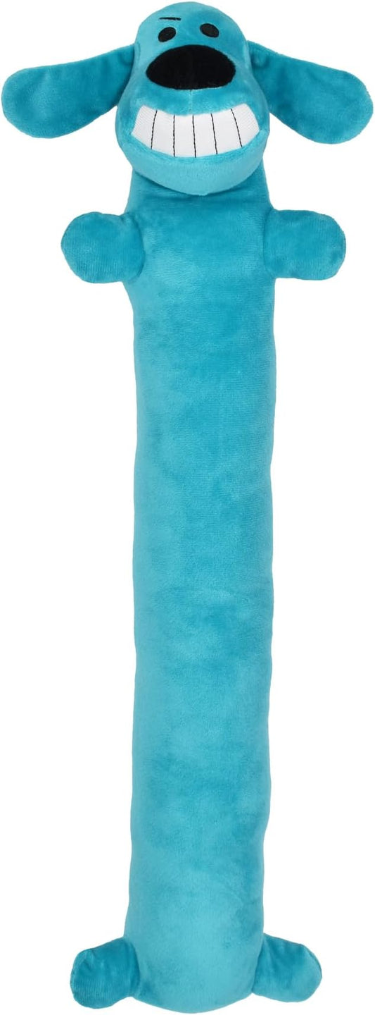 Multipet Original Loofa Dog Plush Toy - Squeaky Toy for All Dogs - Extra Soft Plush - Stuffed Animal Dog Toys for Playing - Cute Dog Pet Toy (1 Count, 12”, Random Color Surprise)