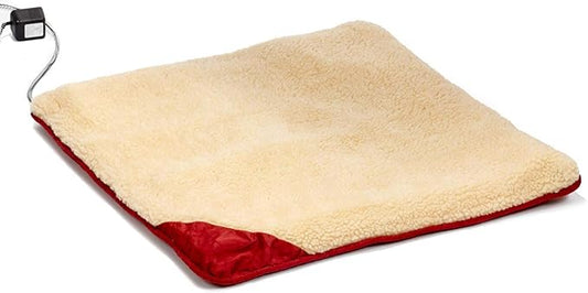 API® Heated Pet Bed | Self-Warming Bed for Dogs or Cats | Machine Washable Electric Pet Mat with Anti-Chew Cord | Made in USA (Medium, 1, Count)