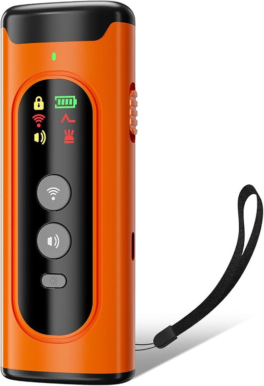 Clasy Dog Bark Deterrent Device, Anti-Bark Device for Dog Training & Behavior Aid, No Need to Yell or Pat, Simply Point at The Dog Within 35ft, Ultra-Bright LED Flashlight | Bark Collar Alternative