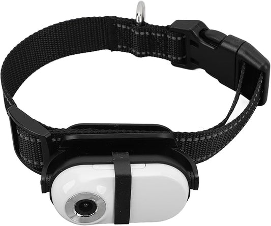 SUNGOOYUE Pet Collar Camera, 1080P HD Video Recording Adjustable Angle View with Back, for Dogs Cats Indoor Outdoor Travel Adventure (64GB)