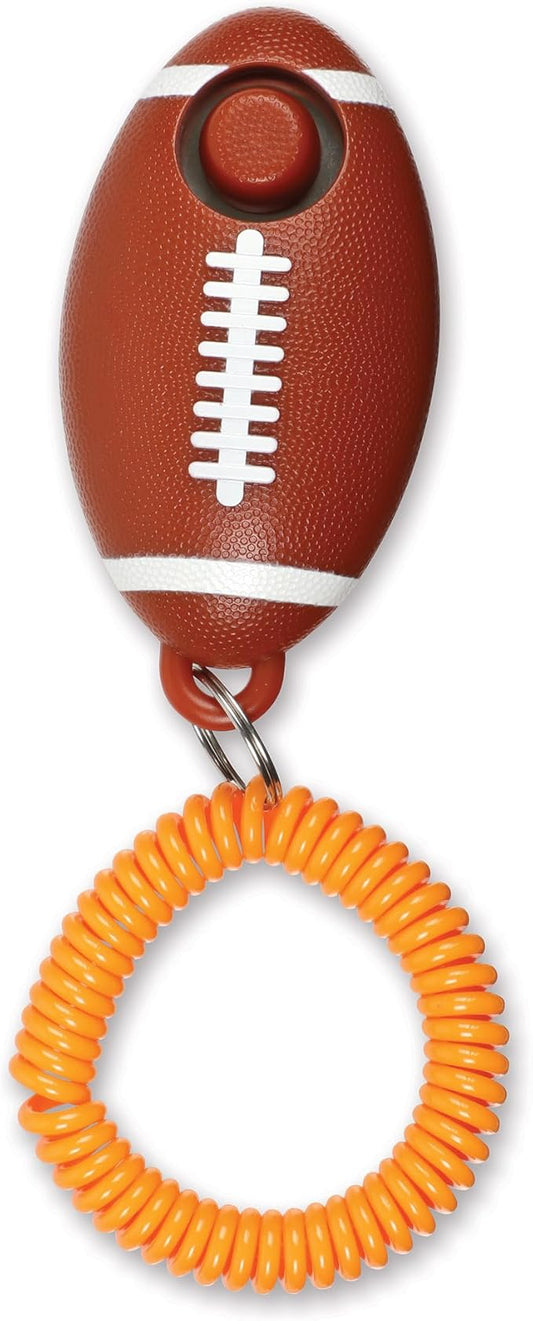 Brightkins Smarty Pooch Football Training Clicker - Dog Enrichment Toys, Accessories for Smart Dogs, Gift for Puppies