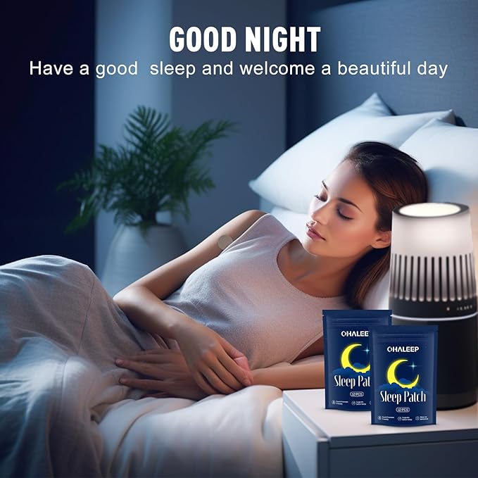 Sleep Patch Portable and Comfortable, Sleep Patches for Adults Extra Strength Wake Up Refreshed, 12 Patches