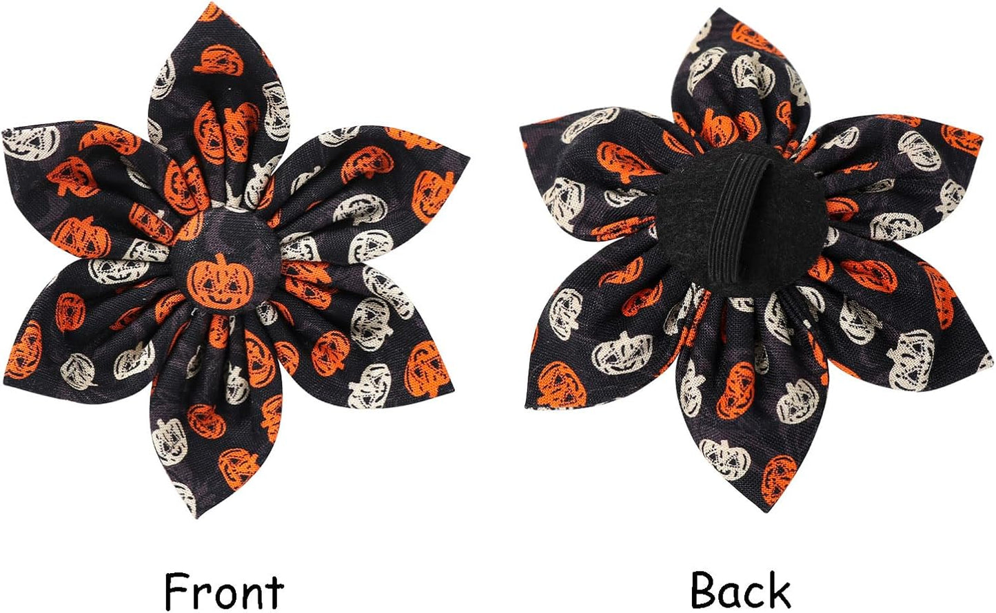 Lionet Paws Flower Dog Collar - Cute Cotton Adjustable Flower Dog Cat Collar with Metal Buckle for Puppy Girl Gift, XS, Neck 8-12in