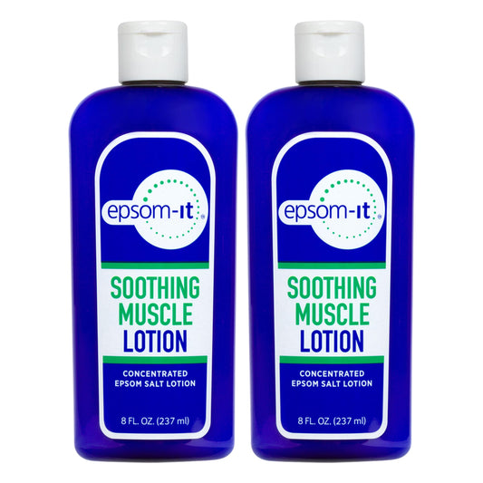 Epsom-It Soothing Muscle Lotion - Epsom Salt Magnesium Sulfate Cream Arnica For Muscle Stiffness, Discomfort, Topical Magnesium