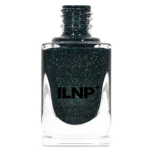 Ilnp Mountain View - Forest Green Holographic Nail Polish