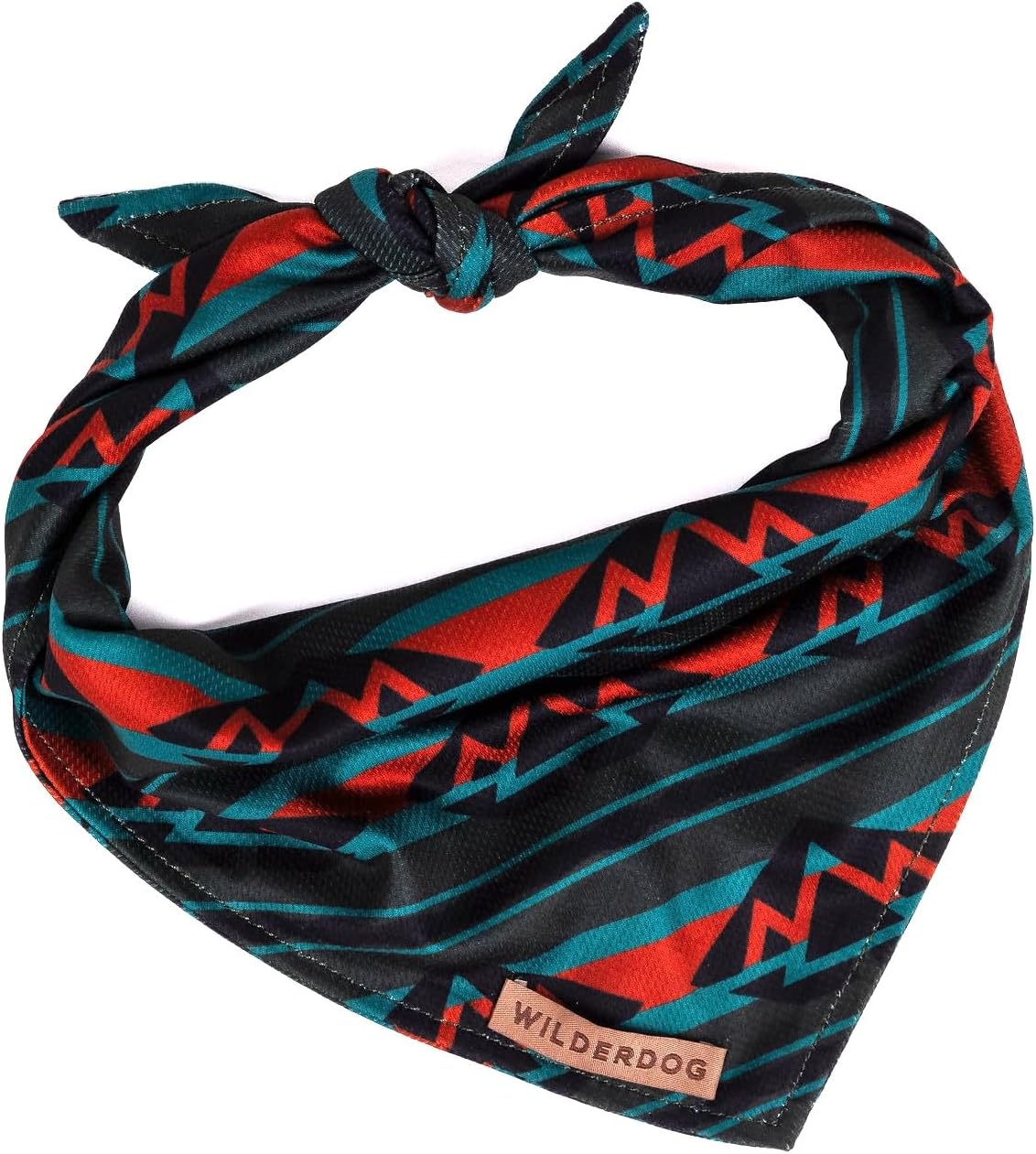 Wilderdog Dog Bandana with Lightweight Quick Drying Poly-Blend Mesh Material in Olive