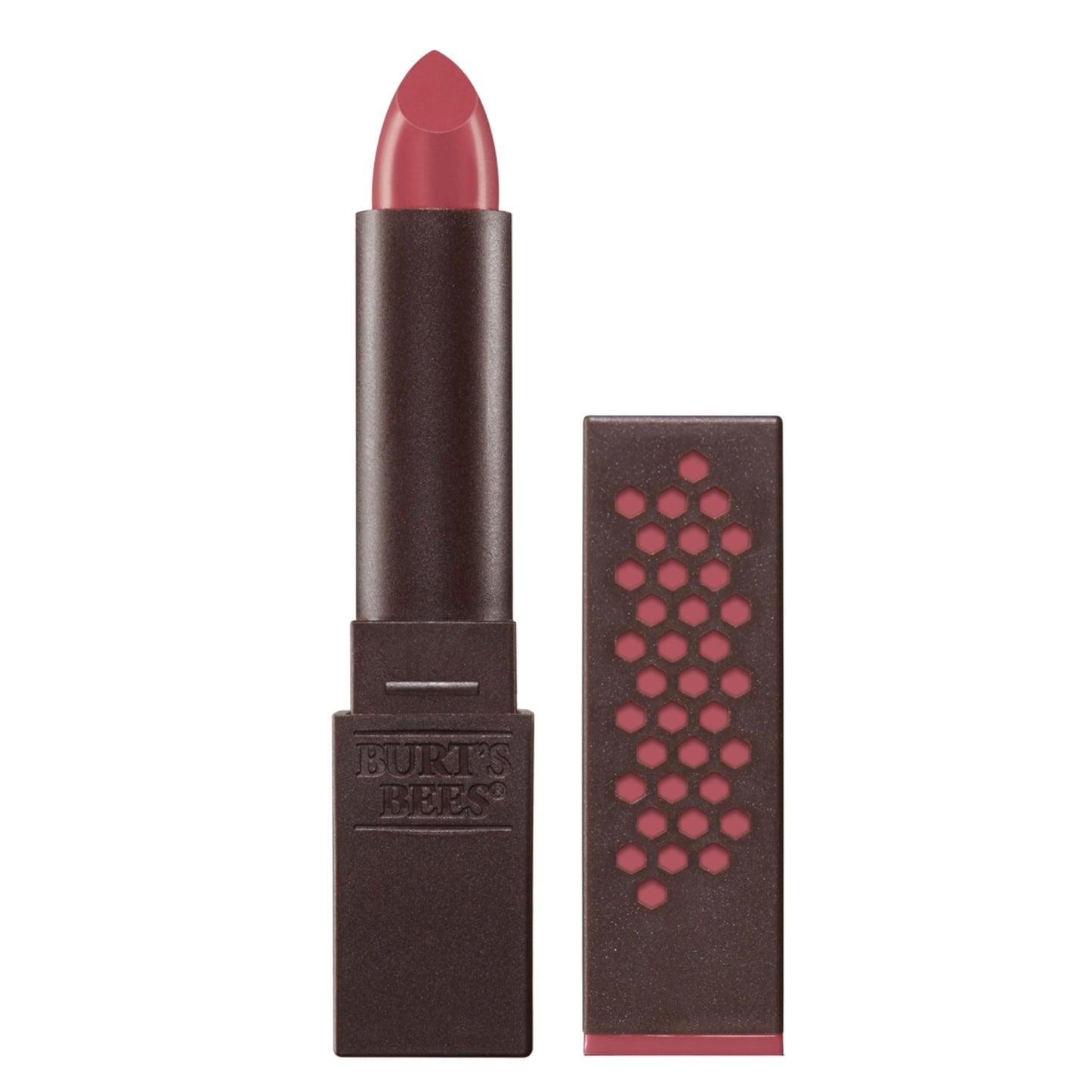Burt's Bees 100% Natural Moisturizing Lipstick, Doused Rose, 1 Tube