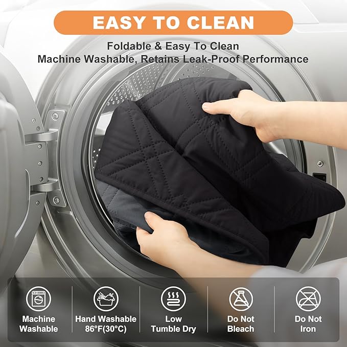 100% Waterproof Dog Couch Protector, Triple-Layer Waterproof Dog Bed Cover Pet Blanket Reversible 2-Tone Sofa Shield, Non-Slip Furniture Guard for Pets(82×90 Inch, Black+Blackish Gray)