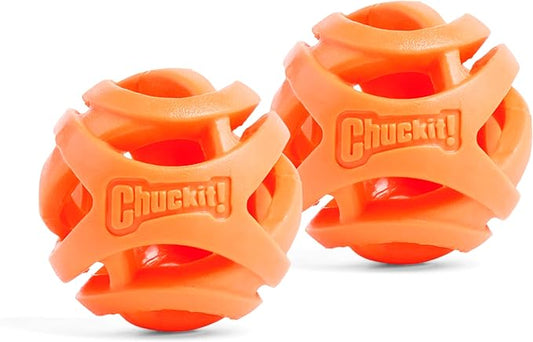 Chuckit! Air Fetch Ball Dog Toy, Small (2 Inch Diameter), for dogs 0-20 lbs, Pack of 2