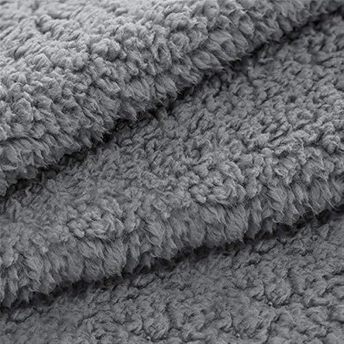 Pet Blankets for Couch Sofa Bed Dog Blankets Reversible Cat Blanket Soft Furniture Protector Cover for Small Medium Large Dogs Cats, Grey, 30 x 20 inches