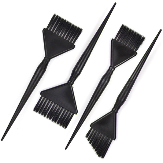 Hair Dye Brush Set - 4 Color Brushes For Hair Salon - Hair Color Brush Applicator Set - Balayage Brush - Hair Tint Brush - Hair