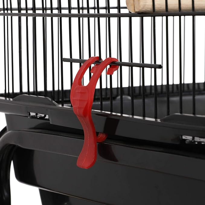 Yaheetech 41-inch Open Top Medium Bird Cages for Parakeets Finches Canaries Lovebirds Small Quaker Parrots Cockatiels Budgie Green Cheek Conure Travel Pet Flight Birdcage