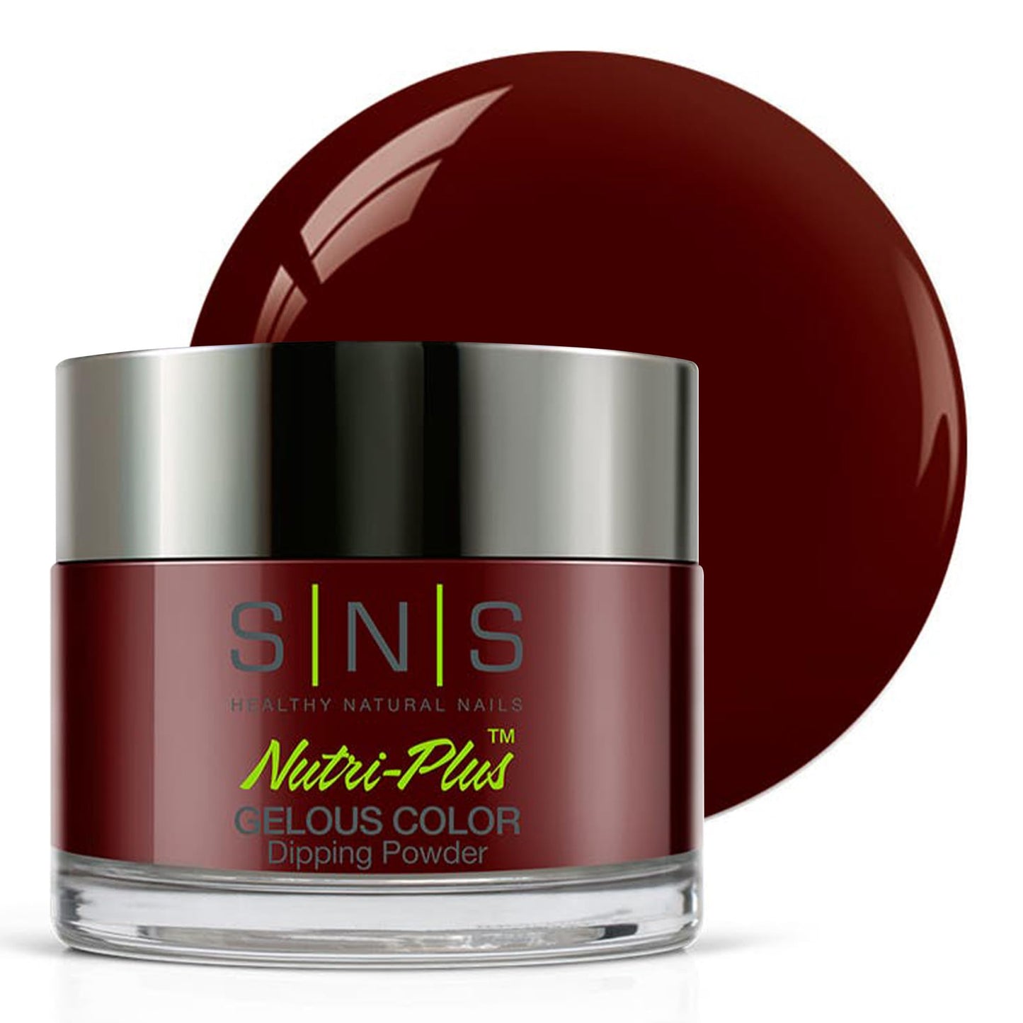 Sns Nail Dip Powder, Gelous Color Dipping Powder - Feel Like A Million Dollars (Brown/Maroon, Cream) - Long-Lasting Dip Nail Col