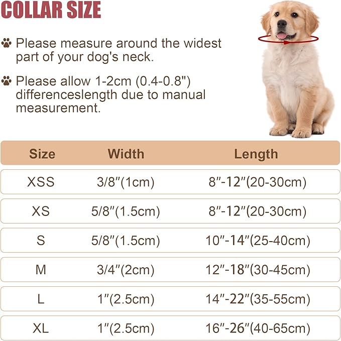 Reflective Dog Collar with Buckle Adjustable Safety Nylon Collars for Small Medium Large Dogs, Purple M