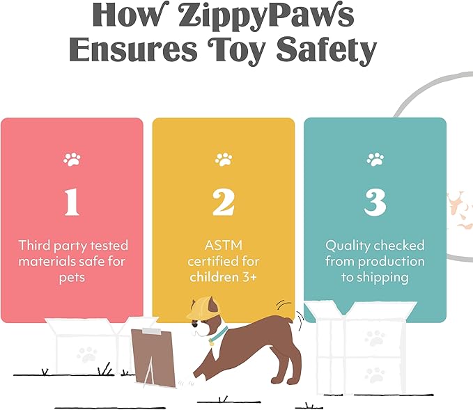 ZippyPaws NomNomz - Dog Squeaky Toys to Keep Them Busy, Funny Food Plush for Small & Medium Dogs, Cute Stuffed Puppy Toy, Pet Products, Gift for Dogs of All Breeds, Soft and Cuddly - Ice Cream