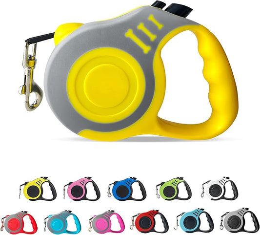 Retractable Dog Leash Automatic Telescopic Tractor Dog Tape, Pet Tape 10/16 FT Durable and Convenient, with Non-Slip Handle, Suitable for Small and Medium-Sized Dogs