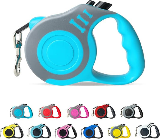 Retractable Dog Leash Automatic Telescopic Tractor Dog Tape, Pet Tape 10/16 FT Durable and Convenient, with Non-Slip Handle, Suitable for Small and Medium-Sized Dogs