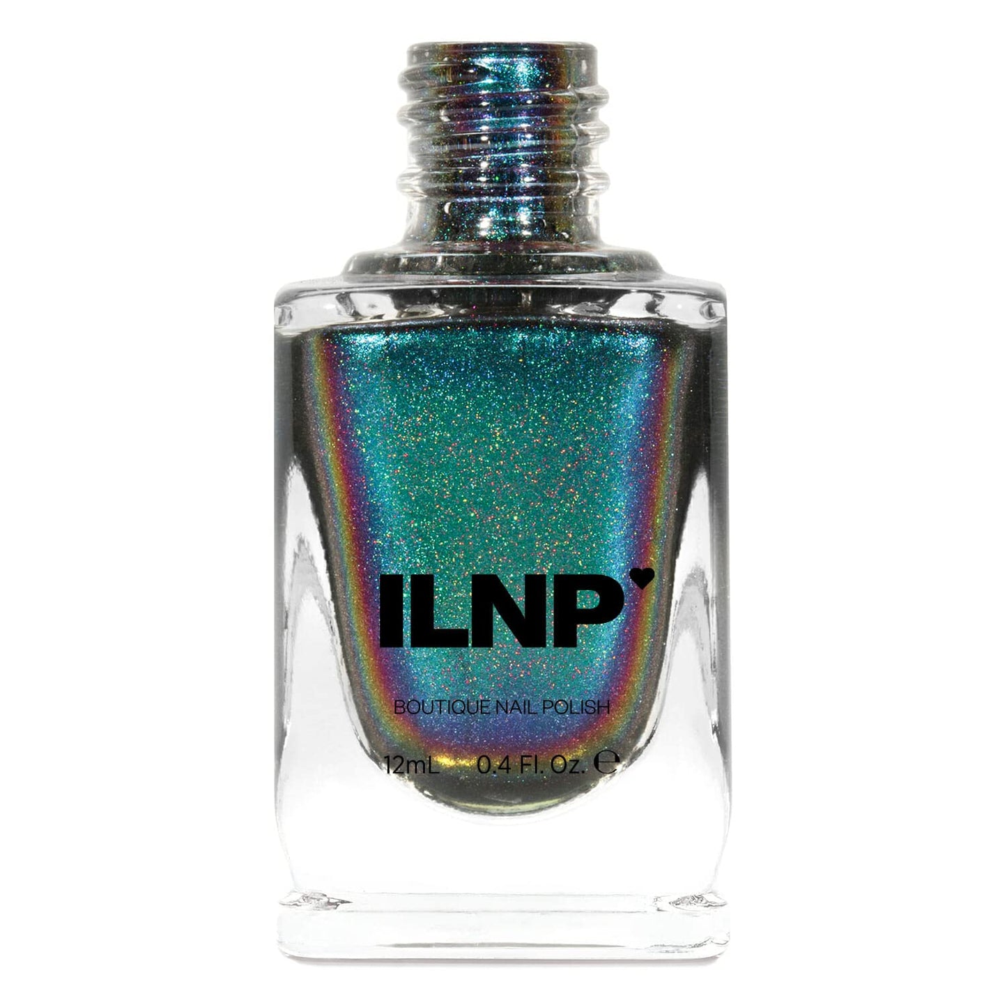 Ilnp Hush (H) - Teal, Blue, Violet, Orange, Red Holographic Ultra Chrome Color Shifting Nail Polish