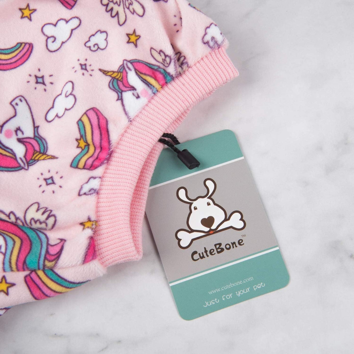 CuteBone Small Dogs Outfit Soft Puppy Onesies Pjs Dog Pajamas Pet Coat Cat Apparel Comfy Doggie Jumpsuit Bodysuit for All Seasons P67XL