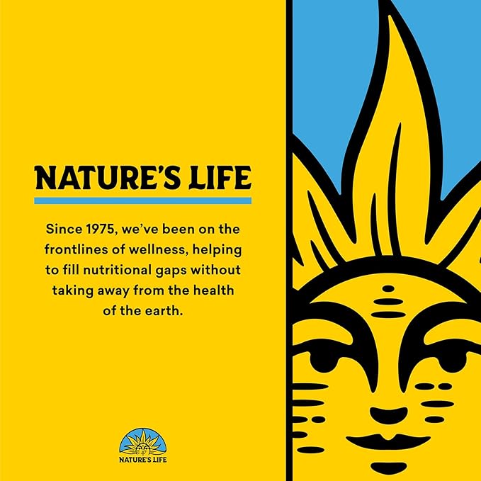 NATURE'S LIFE Protecting Zinc 50mg with 2.5mg Copper - Chelated Zinc Supplement for Immune Support, Bone Health, Muscle Function and Heart Health Support, 60-Day Guarantee, 100 Servings, 100 Tablets