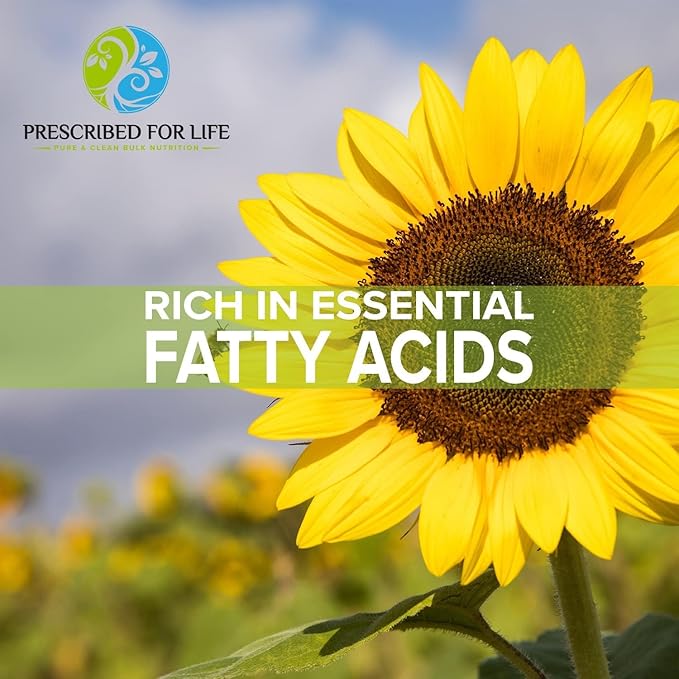Prescribed For Life Sunflower Lecithin Powder, Unbleached, Gluten Free, Vegan, Non GMO, Soy Free, Kosher, Naturally Rich in Choline & Essential Fatty Acids (20kg / 44lb)