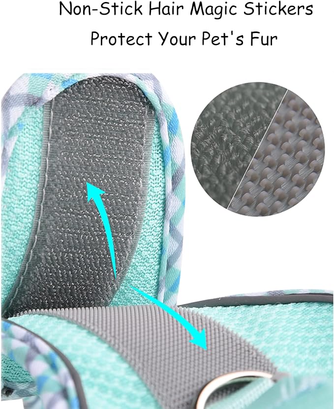 Petank Dog Harness for Small Medium Dogs No Pull, Puppy Harness and Leash Set, Step in Dog Harness for Walking, Running, Training, Small Dog Vest, Medium Dog Vest (Bule, M)