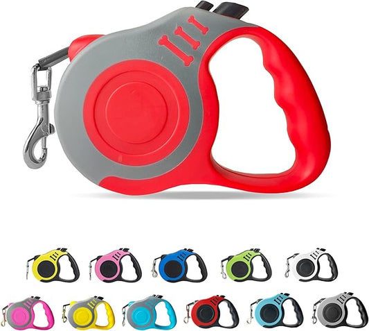 Retractable Dog Leash Automatic Telescopic Tractor Dog Tape, Pet Tape 10/16 FT Durable and Convenient, with Non-Slip Handle, Suitable for Small and Medium-Sized Dogs
