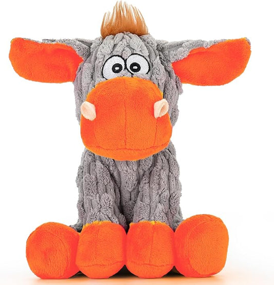 Squeaky Dog Toys, Tough Chew Toys for Dogs, Crinkle Interactive Squeaky Stuffed Dog Toy for Small Medium Large Breeds, Plush Dog Toy to Keep Them Busy, Pet Toys for Dogs