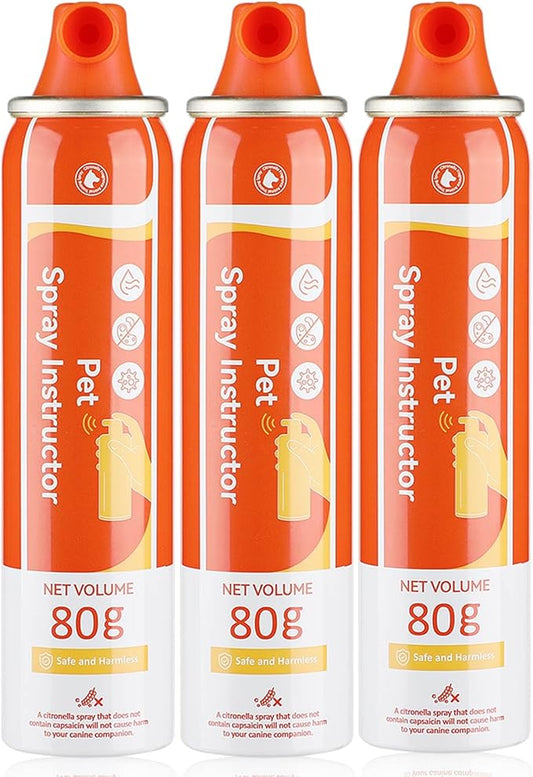 Spray Corrector Dog 80ml 3 Pack Spray Dog Trainer, Corrector Spray for Dog to Stops Barking, Jumping Up, Food Stealing, Dog Fights, Avoidance, Unwanted Dog Behaviour