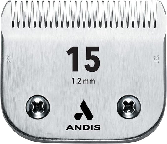 Andis 64072 UltraEdge Detachable Blade – Carbon Steel Pet Clipper Blade, Professional Grooming Performance