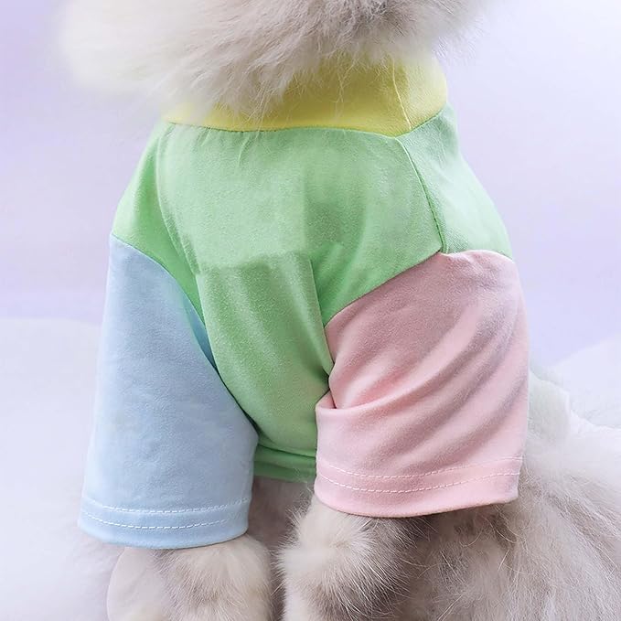 Custom Dog Birthday Shirt,Personalized Pet Apparel Print with Name Age Number,Pet Birthday Outfit,Lightweight Breathable Cotton Vest for Small Medium Large Dogs Cat (Dopamine Yellow, Medium)