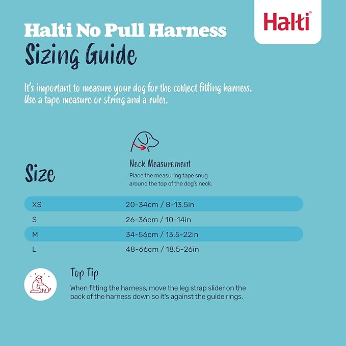 Halti No Pull Harness - Stop Your Dog Pulling on The Leash. Adjustable, Lightweight and Easy to Use. Reflective Dog Training Harness for Small Dogs (Size S, Desert Sand)