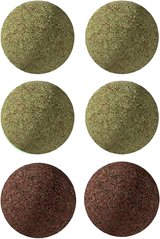 4 Replaceable Catnip Balls and 2 Gall Fruit Balls