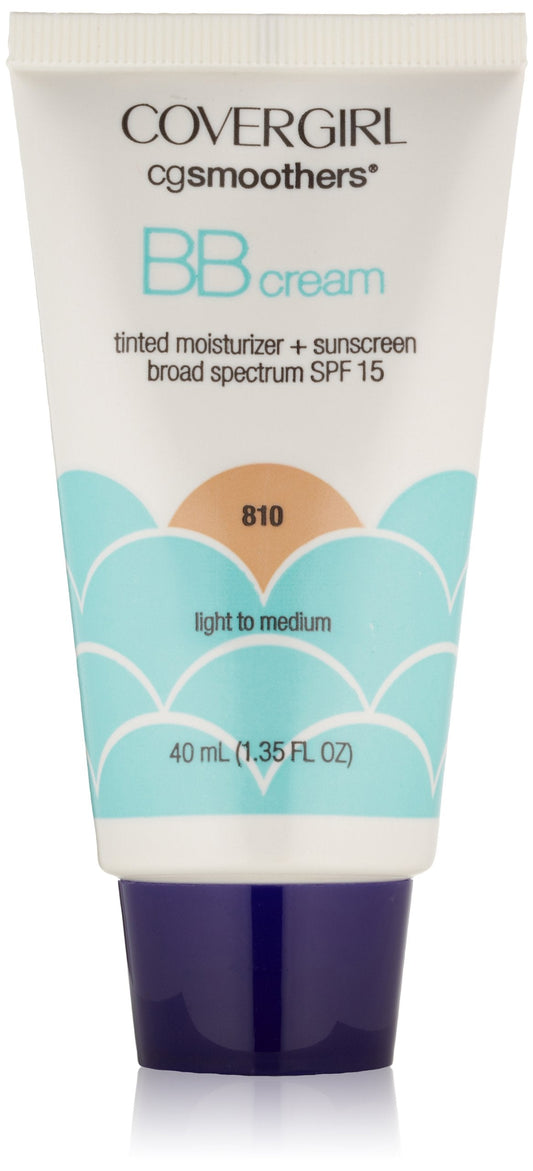 Covergirl Smoothers Spf 15 Tinted Moisturizer, Light To Medium 810, 1.35-Ounce Packages (Pack Of 2)