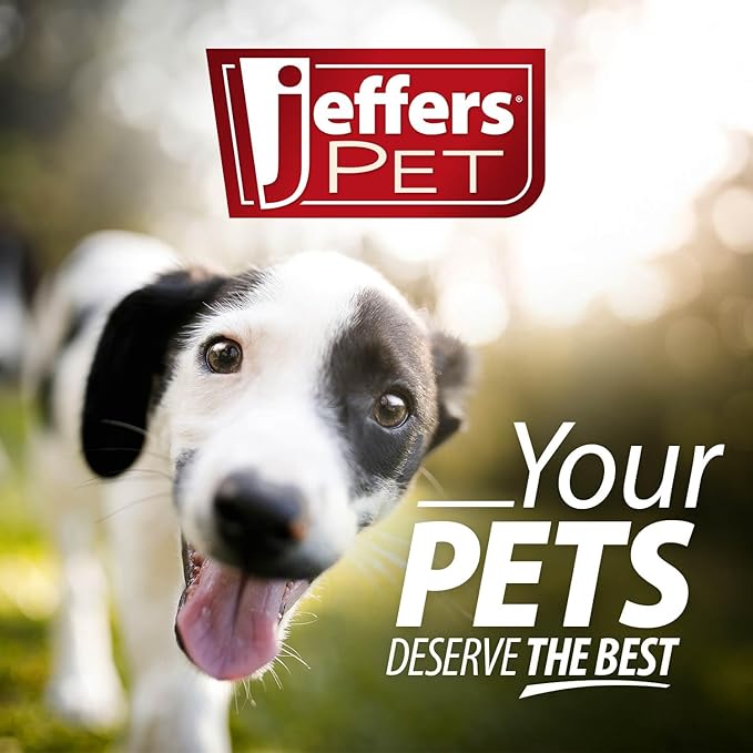 Jeffers Pet Ear Cleaning Solution for Dogs, Cats, Puppies, Rabbits, Ferrets – Aloe Vera Ear Wash for Wax and Odor – Pet Grooming Liquid for Ears, Travel, Cleaning, Hygiene, Home Care Kit - 8 oz