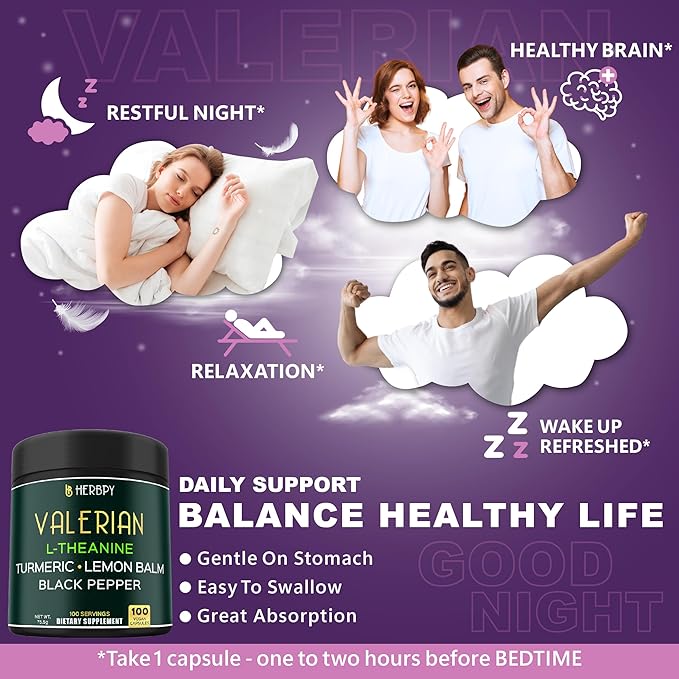 Bundle 7in1 Cloves Supplement & 5in1 Valerian Root Supplement - Support Immune, Digestion, Heart Health, Restful Night and Relaxation