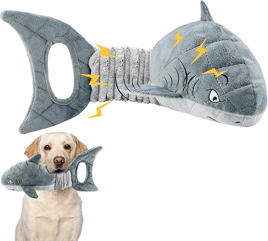 LEGEND SANDY Large Squeaky Dog Toys to Keep Them Busy, Interactive Plush Dog Toy,Crinkle Tug of War Dog Chew Toy for Small, Medium, and Large Dog
