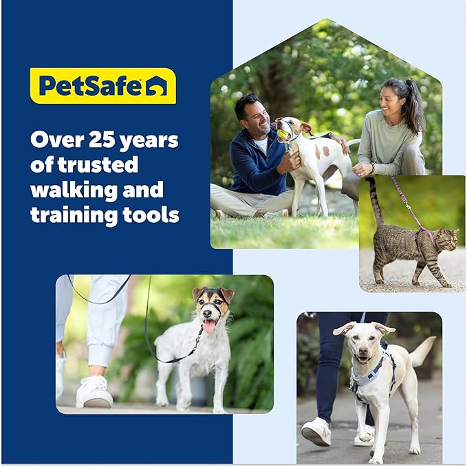 PetSafe Easy Walk Comfort No-Pull Dog Harness - Better Walk Training Harness - Full Body Padded Design - Durable Fabric - 5 Point Adjustable Fit - Everyday Leash Training - Green - Large