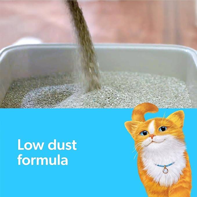 Fresh Step Advanced Simply Unscented Clumping Litter, Fresh Step Unscented Cat Litter Fights Odor on Contact, 18.5 lb. Box