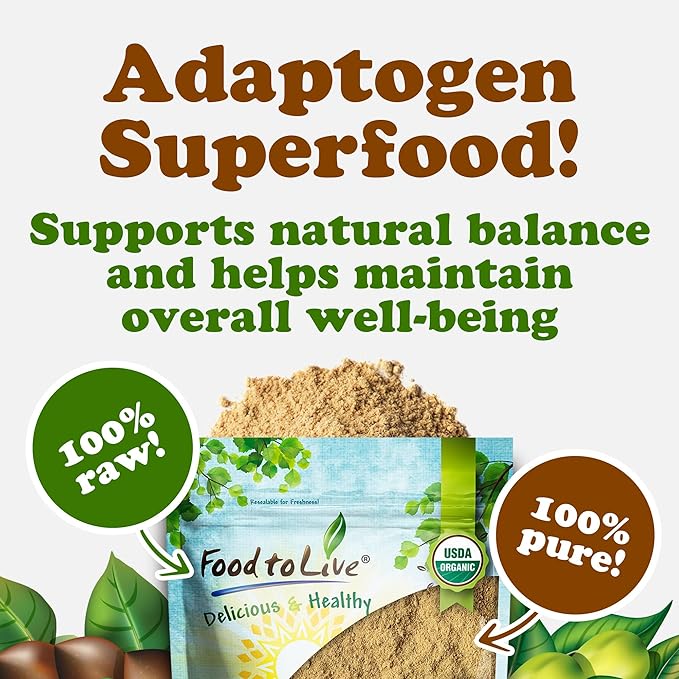 Food to Live Organic Triphala Powder, 8 Ounces – Natural Detox, Blend from Fruits Amalaki, Haritaki and Bibhitaki, Non-GMO, Perfect for Tea and Smoothies, Vegan, Kosher, Bulk