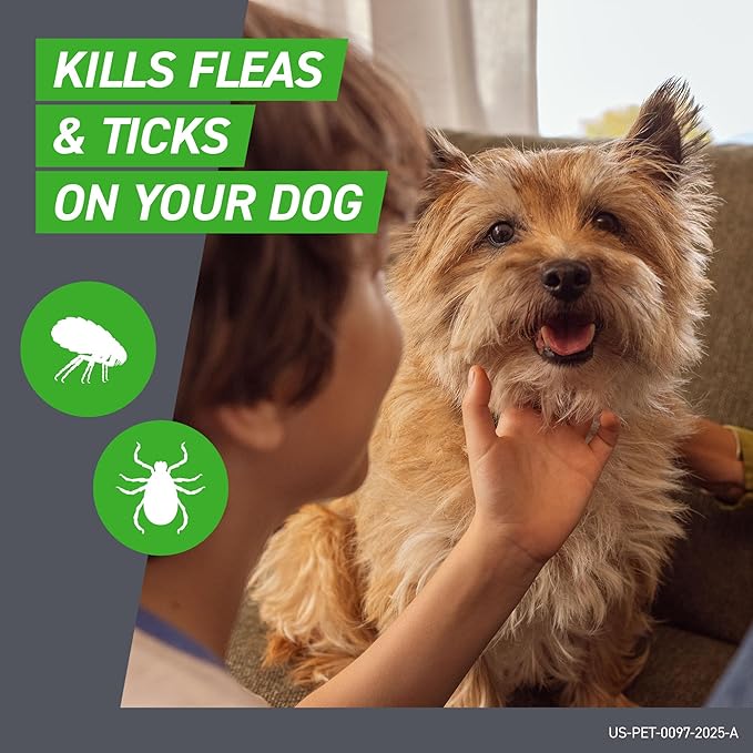 Frontline Plus for Dogs Medium Dog (23-44 pounds) Flea and Tick Treatment, 6 Doses