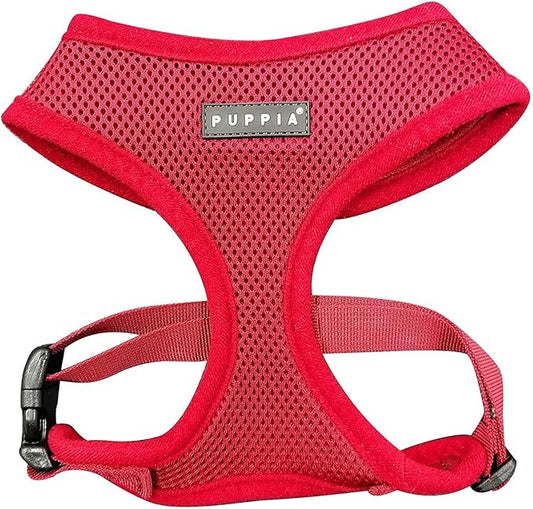 Puppia Soft Dog Harness, Wine, X-Small (PDCF-AC30-WN-XS)